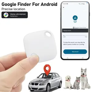 SmartTag Google GPS Tracker, Android Smart BT Tag Tracking Device, Item Finder for Keys, Wallet, Luggage, Pets Precise positioning For Android Smartphone Locator