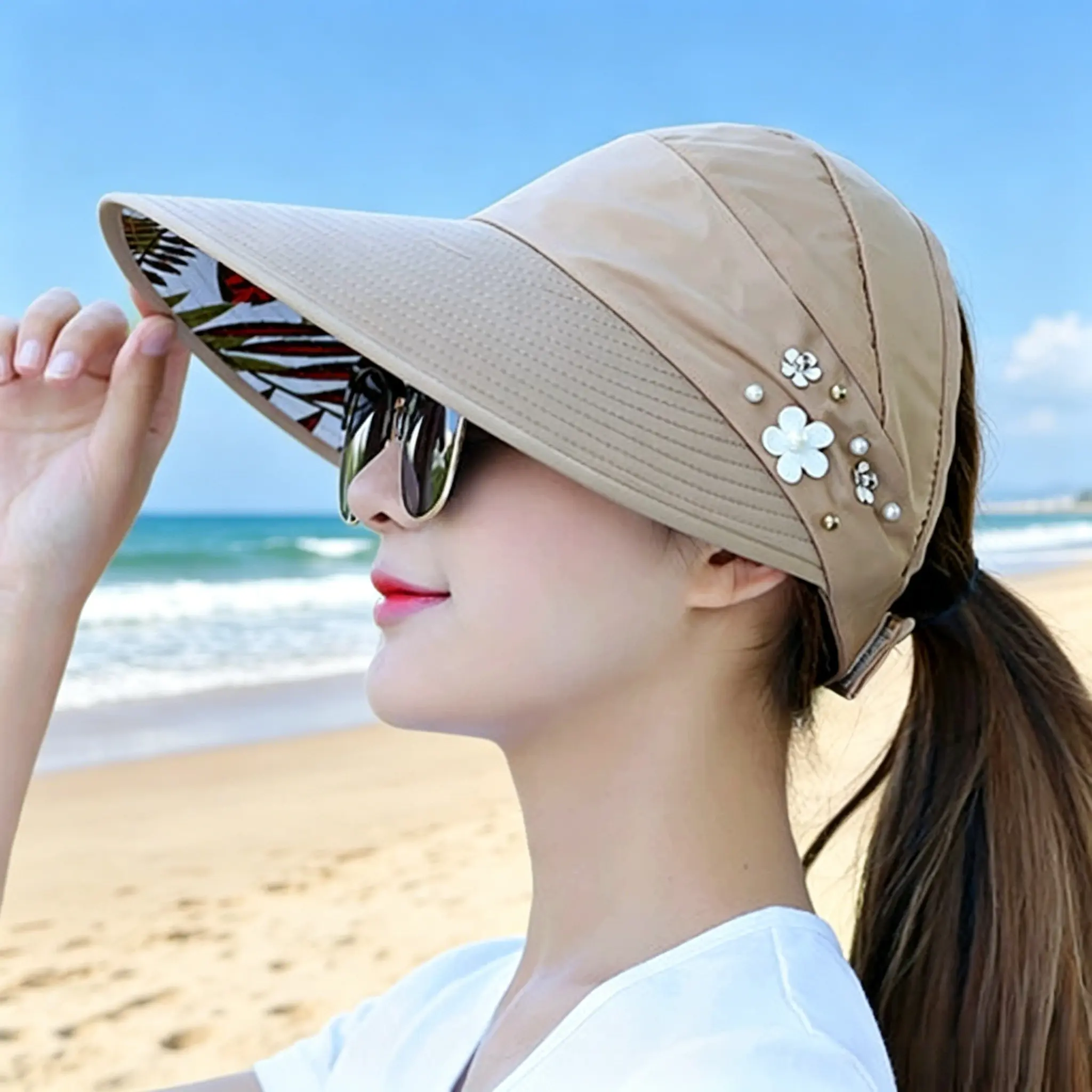 Outdoor Leisure Versatile Sun Hat, Foldable And UV-Resistant Sunshade Hat