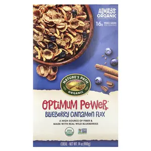 Nature's Path Organic Optimum Power® Cereal, Blueberry Cinnamon Flax, 14 oz (400 g)