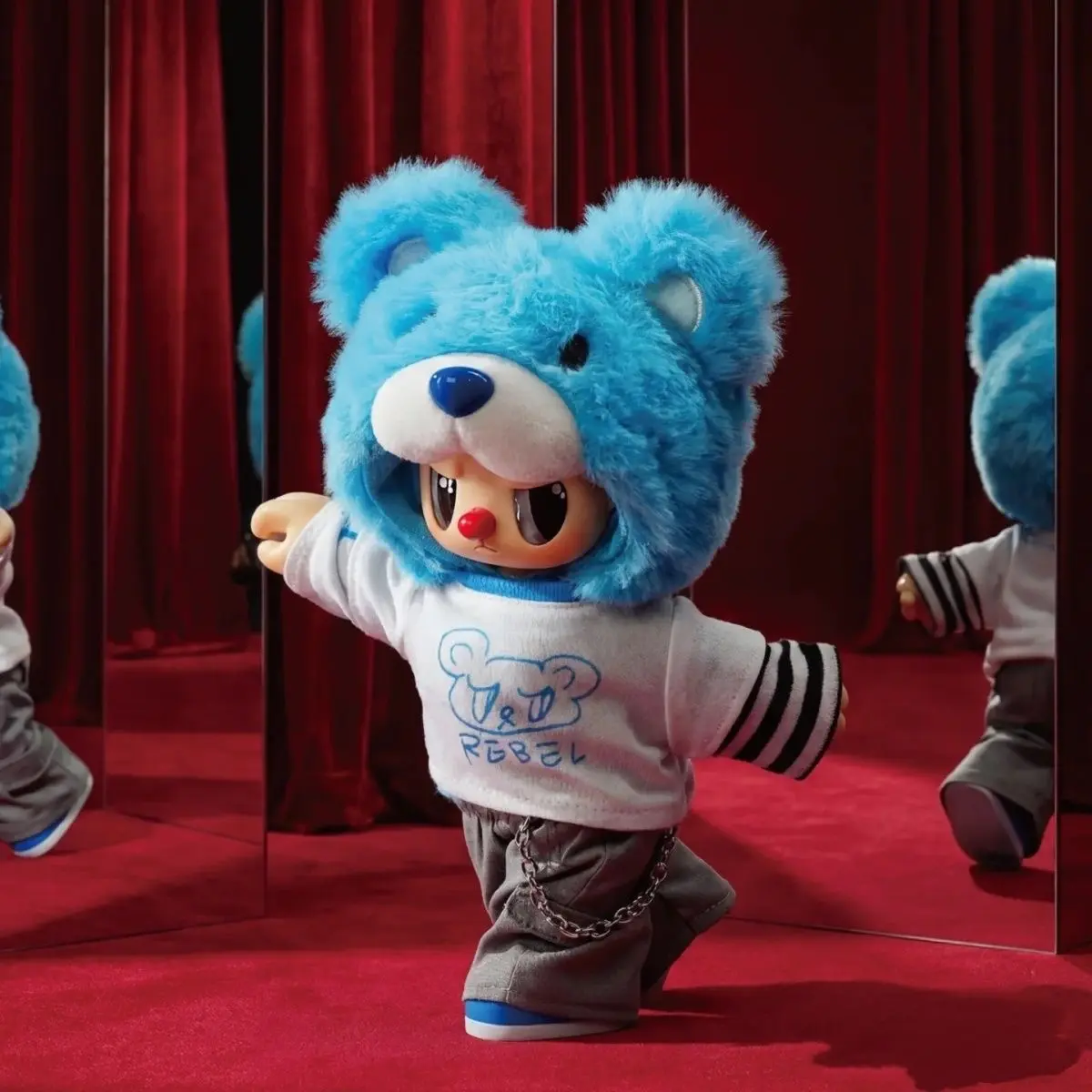 Chaosweet Rebel Bear Plush Toy Doll - Soft & Cuddly Stuffed Animal
