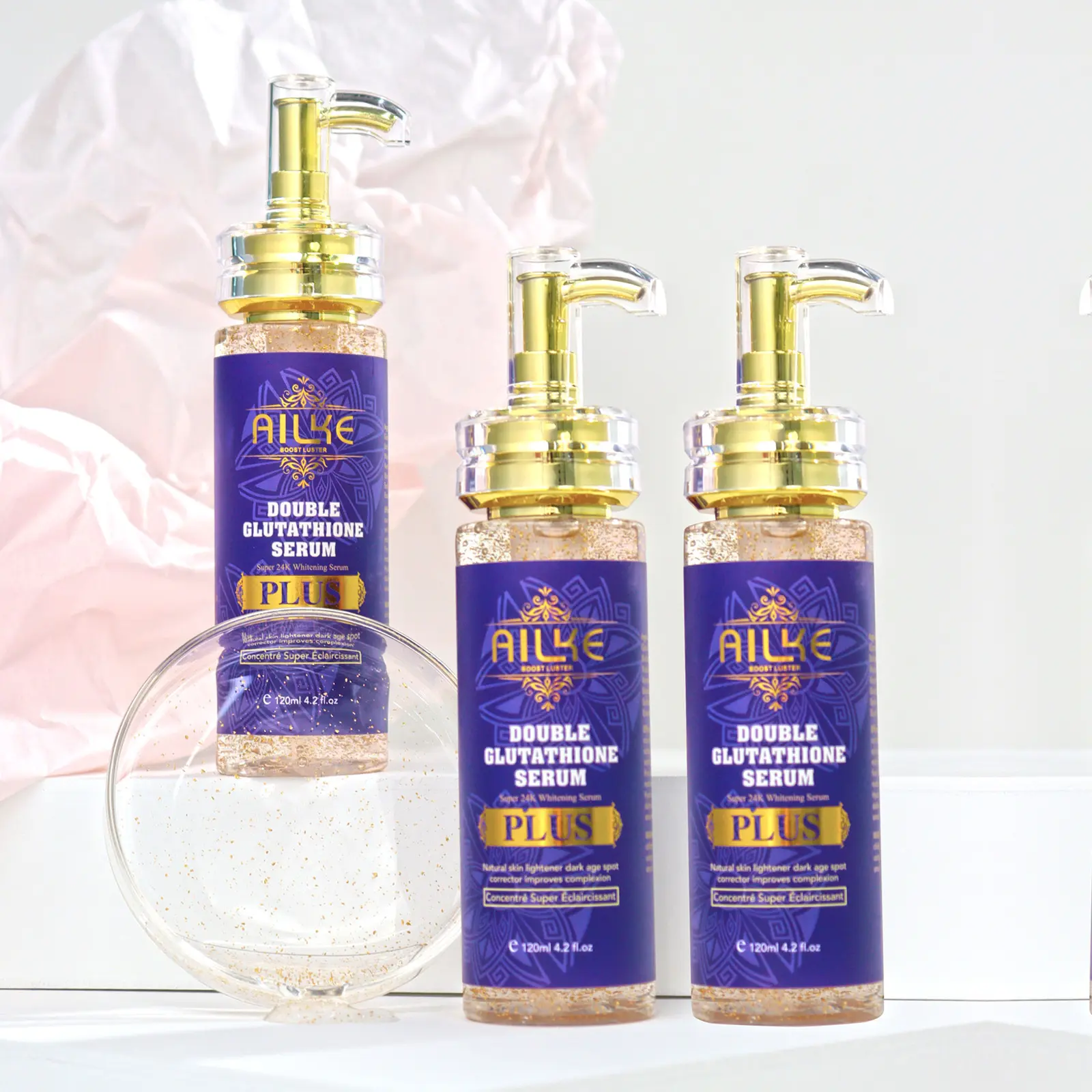 AILKE Brightening Serum for Radiant Complexion, Face Care Essence 120 ml/4.2 fl.oz