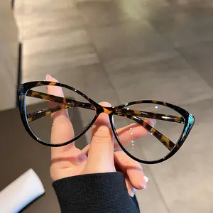Retro Butterfly Frame Glasses | Clear Lens with Blue Light Filter Protection | Fashion Statement for Daily Outfits