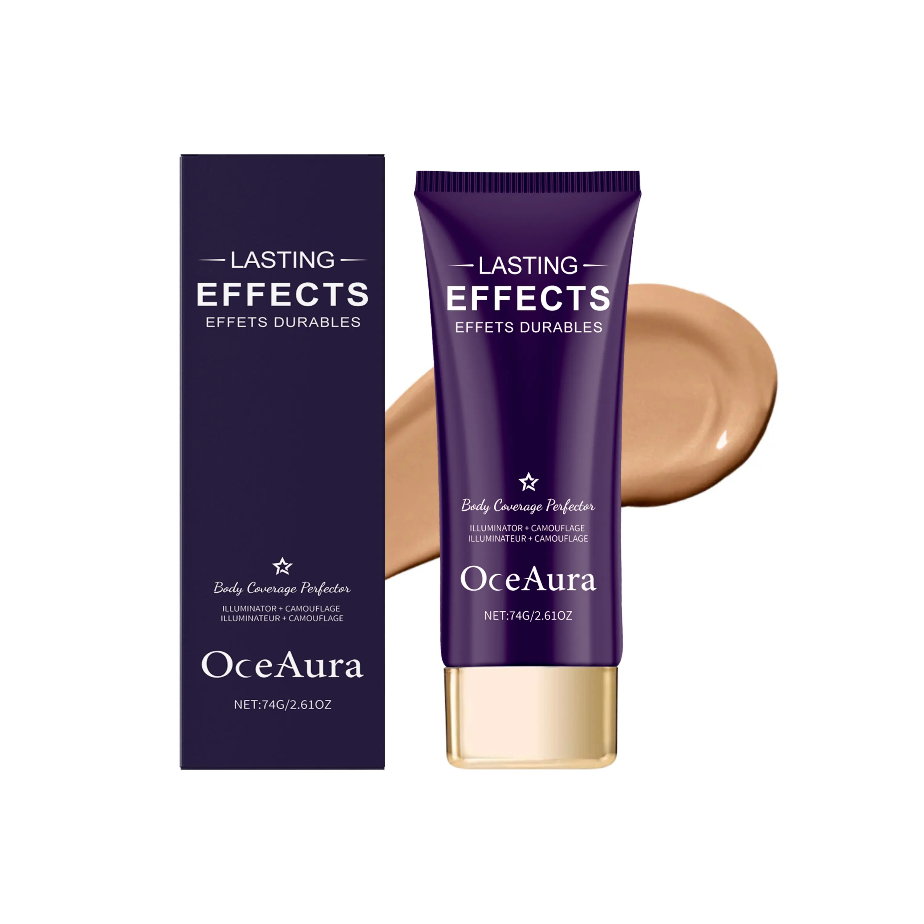 Flawless Body Coverage Concealer & Long-Lasting Foundation Makeup, Camouflage for Scars & Spots & Tattoos, Blendable, Hydrating Cosmetic Suitable for All Skin Types, Hydrate, Moisturizing, Any, Adults