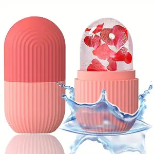 Lightweight Soothing Ice Face Roller & Daily Multi-purpose Comfort Facial Ice Roller & Face Massager Gua Sha Mold & Ice Compress Tool for Eyes & Face Pore Removal Skincare Product & Gifts for Girlfriend & Glow Up Tip for Girls & TikTokShopSummerTurnUp