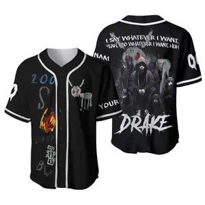 Customized Drake Baseball Jersey for Men for Women, Gift for Fans