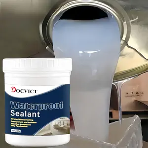 Waterproof Sealant, Multipurpose Clear Coating, Suitable for RV, Kitchen, Bathroom, Drain, Bathtub, Sink, Roof & Floor, Strong Adhesion