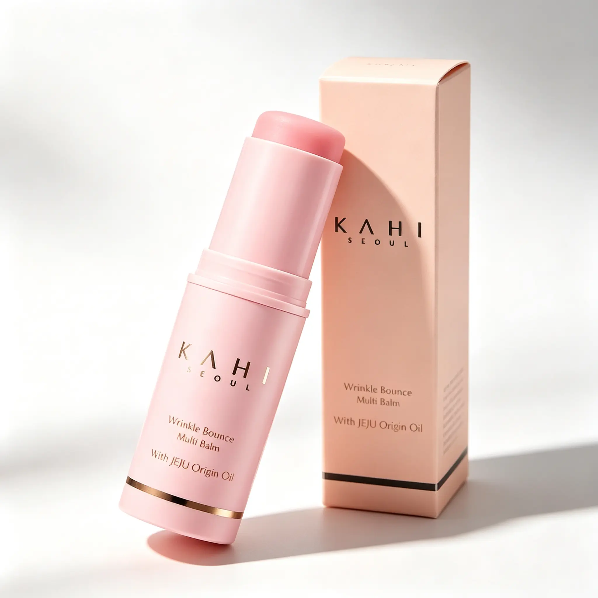 KAHI Wrinkle Bounce Multi Hydrating Balm Stick - Multi-Purpose Skincare Stick for Eye, Lip & Neck Care, Makeup Prep, Portable Daily Moisturizer