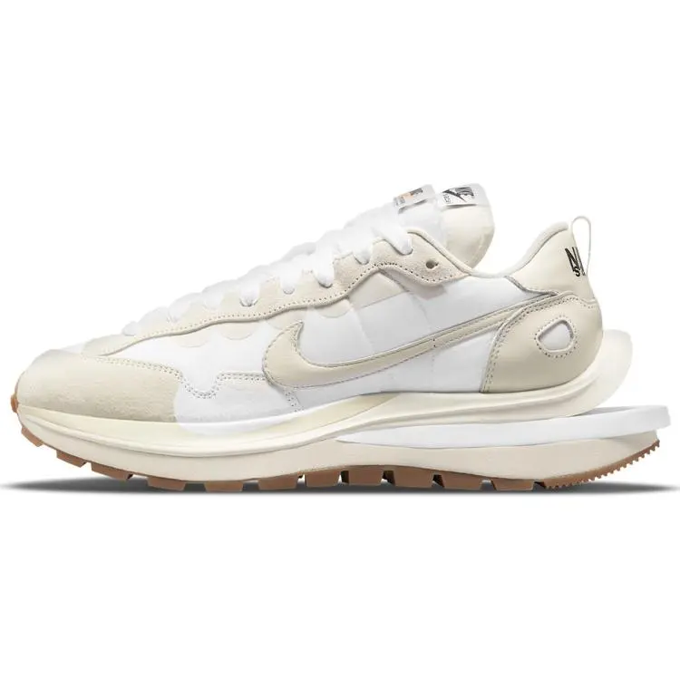Nike X Sacai VaporWaffle Sail Gum' Comfort Low Top Sneakers Unisex Off White DD1875-100