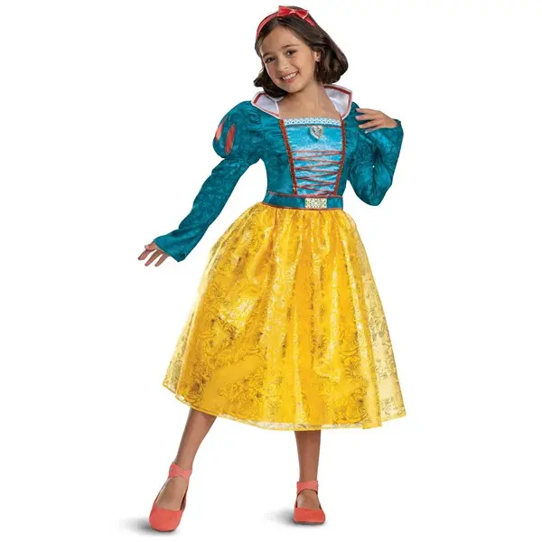Girl's Deluxe Snow White Live Action Costume