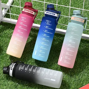 Plastic Military Training Water Bottle Sports Outdoor Gym Expert Water Cup Customized Large Water Bottle