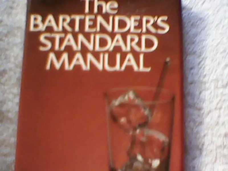 Used Hardcover Book - The Bartender's Standard Manual by Fred Powell, Editor (107 Pages) - Bartending Guide with Mixing Drinks, Drink Mixing & Mixology Tips (English)