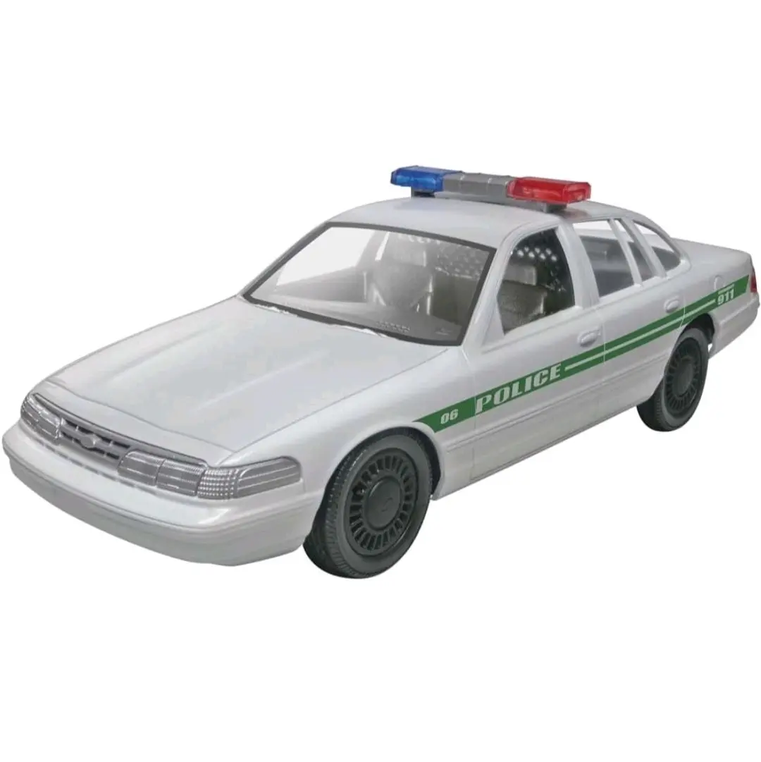 REVELL851688 1/25 Police Car SnapTite Build and Play Kit for Car Enthusiasts and Hobbyists - Plastic Model Kit