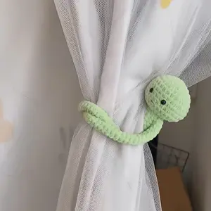 Handmade Crochet Mini Smiski Keychain - Long Sleeve Smiski, Cute Hanging Bag Birthday Gift, Simple Design, Ideal for Any Occasion