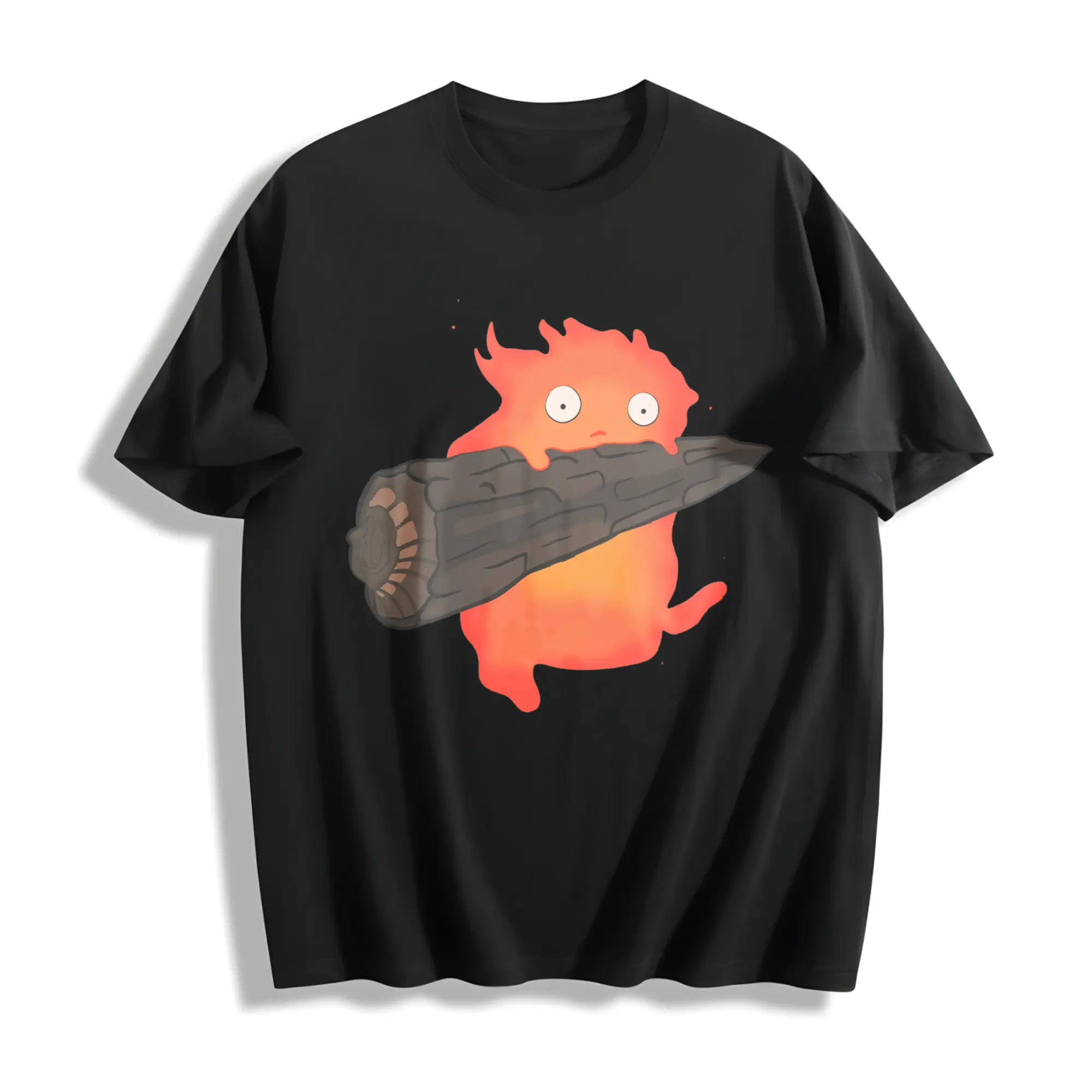 Calcifer's Howl's Moving Castle Shirt, Sweatshirt, Hoodie, Howl and Sophie Shirt, Studio Ghibli Shirt 1
