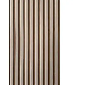 Natural Wood Color Grid Stripe Self-Adhesive Decorative Wallpaper, Home Decor Wall Mural Background, Interior Decoration, Easy Installation, Durable Material
