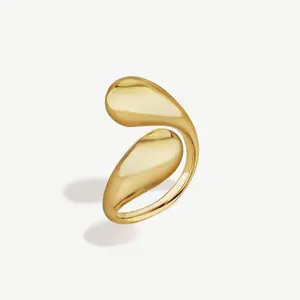 Twisted Dash Ring - 24K Gold-Plated Brass Handcrafted by Kenyan Artisans