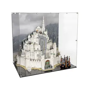 Acrylic Display Case UV Print Compatible with LEGO® 11377 The Lord of the Rings: Minas Tirith - Set Not Included