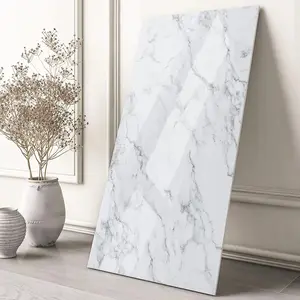 40pcs Vinyl Peel and Stick Wall Panels Sticker, Faux White Marble Pattern Self-Adhesive Waterproof Tiles wall suitable wall suitable wall