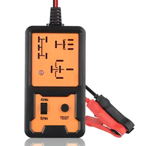 Car Battery Checker LED Indicator Light Universal 12V Car Accessories Automotive Electronic Relay Tester Car Relay Tester voltage
