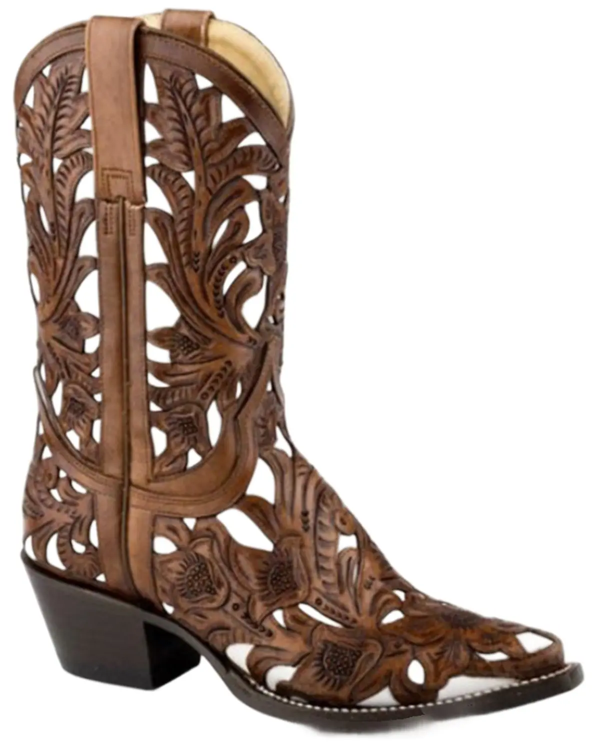 Stetson Women's Women'S Abilene Western Boot Snip Toe - 12-021-6110-0347 Br