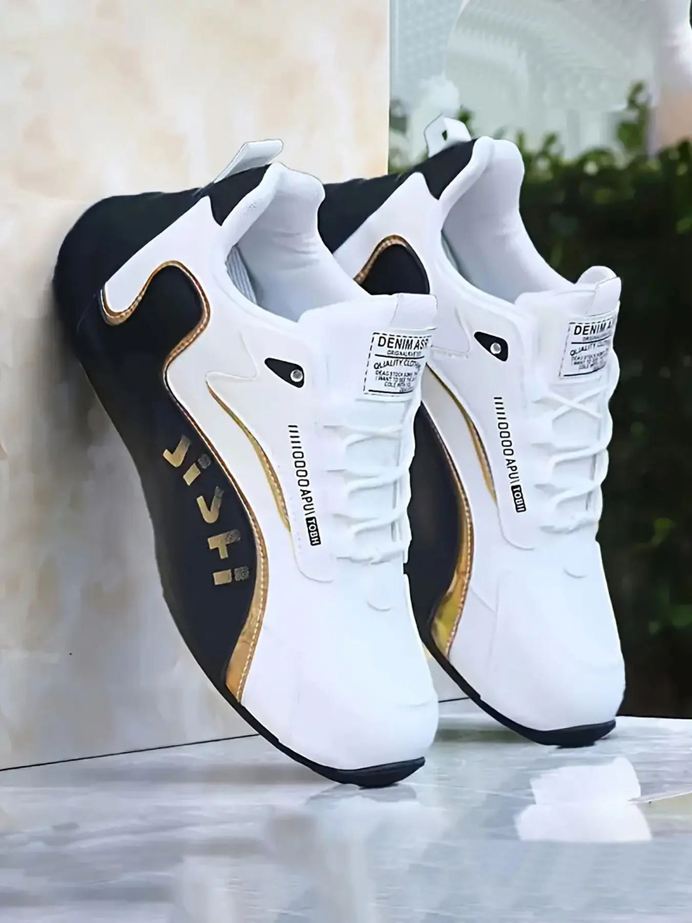 Men's Fashionable Lace Up Front Sneakers, Casual Comfortable Breathable Sports Running Shoes, Male All-match Round Toe Shoes for Daily Wear, Closed, Athletic Shoes, Casual Running Footwear, Athletic Running Trainers