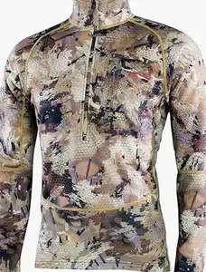 Gear Men's Grinder Half-zip Insulated Waterfowl Concealing Hunting Pullover ICL