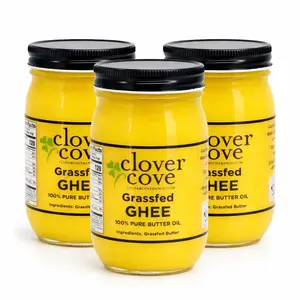 Grassfed Ghee | Pack of 3 | 16 oz | Clover Cove Ranch