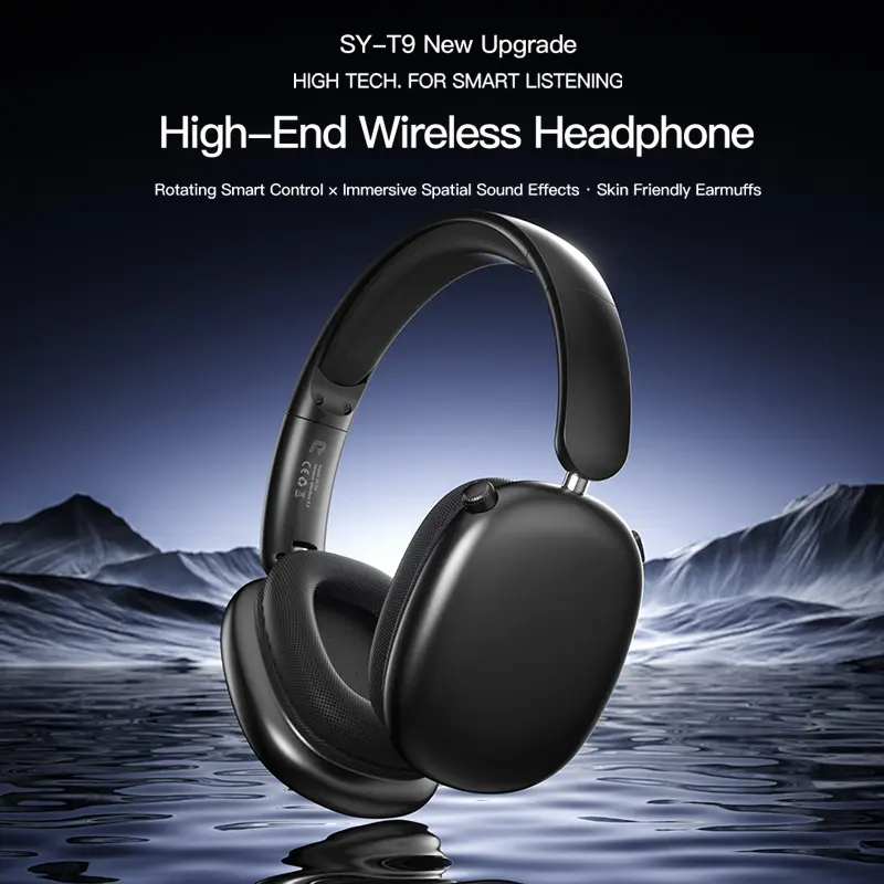 Over Ear BT Wireless Headset-Headphones for gym,Gamer Stuff,Sports Headphones,canal street headphones,gift option,Headset for Gaming,on-ear headset,soft earpads,Men's Back to School Essential Electeonic Gadget