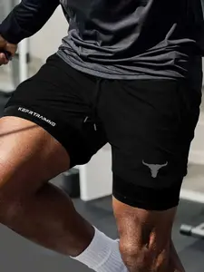 Men's Regular Fit Graphic Print Boxer Briefs, Casual Comfy Breathable Underwear for Daily Wear, Men's Underwear for Summer