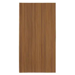 Warm Light Maple Flexible 3D Fluted Semi-Circle Shiplap Wood Wall Panels | Modern Acoustic Wood Slat Wall & Ceiling Panels, Decorative Veneer Paneling, Soundproof Interior Wall Treatment for Living Room, Bedroom, Office & TV Feature Walls