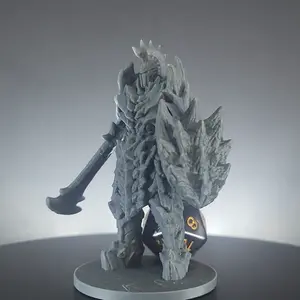 Storytellers Haven Large Metal Elemental – Unpainted Resin RPG Miniature (40mm Base)