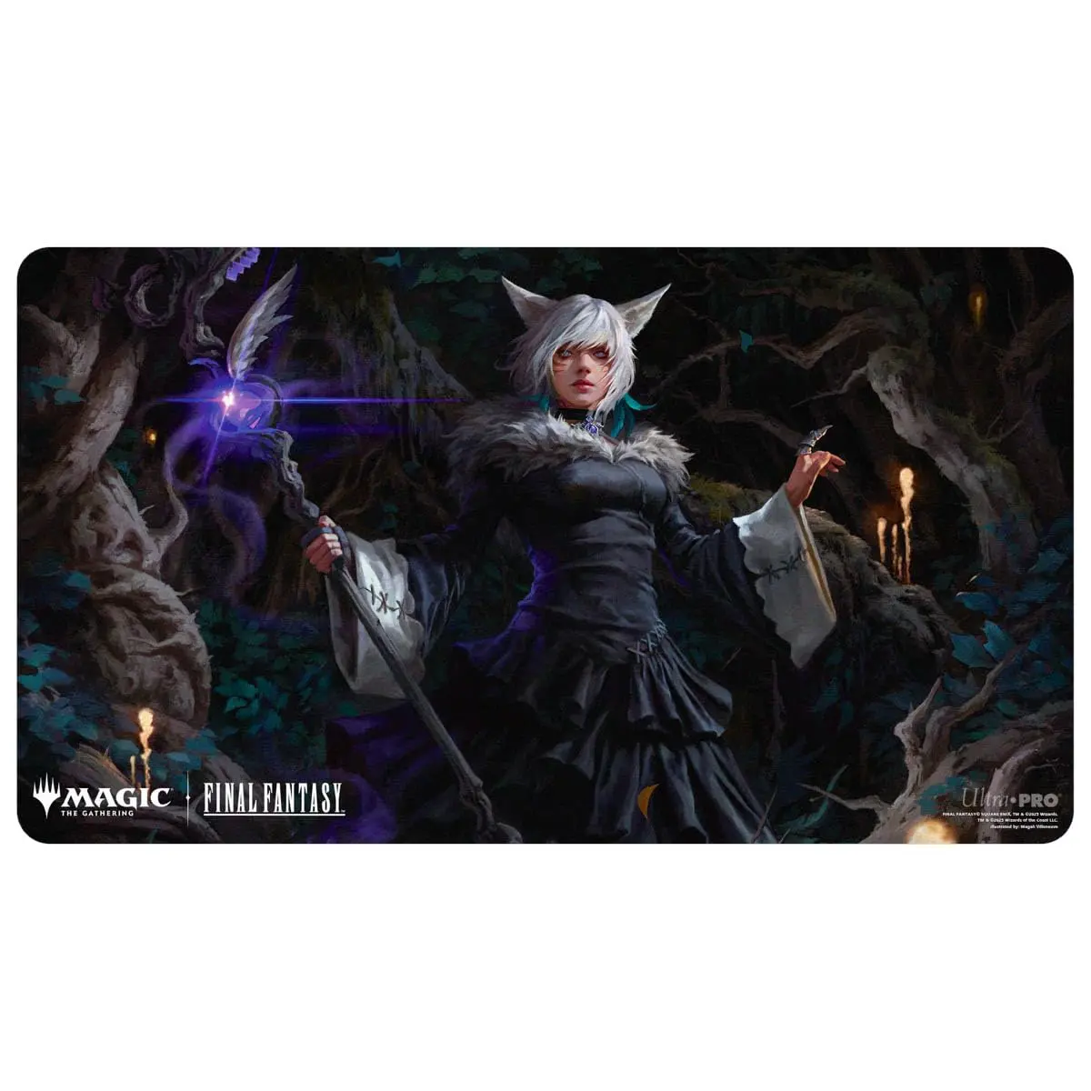 Ultra PRO - Final Fantasy x Universes Beyond Y’shtola, Night’s Blessed (Commander) Playmat for Magic: The Gathering | Card Game Playmat, Final Fantasy Collectibles, Desk Mat Mousepad