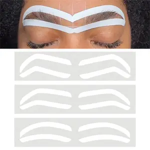 Disposable Eyebrow Design Stencil Eyebrow Tint Airbrush Auxiliary Sticker for Brows