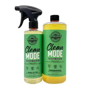 Renegade Cleaning | Clean Mode Multi-Purpose Cleaner – Plant-Derived Recipe • Fresh Scent • For Home, Auto & Garage • Ready-to-Use & Refill Formula