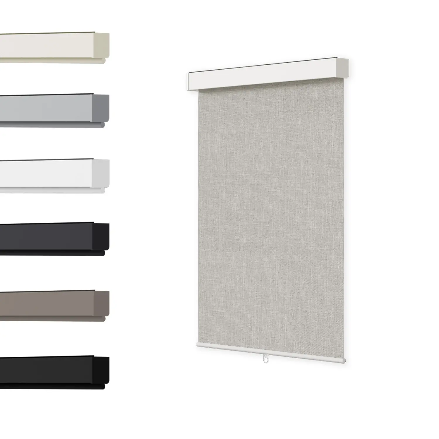 Blackout Roller Shades, Free-Stop Cordless Roller Blinds for Windows, Thermal Insulated Fabric Window Shades UV Protection for Home, Office, Bedroom, Door, Beige, 72" H