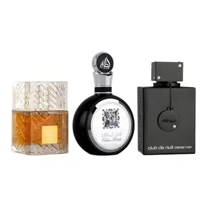 Lattafa Khamrah Qahwa, Lattafa Fakhar Men, and Club de Nuit Intense Men Eau de Parfum Bundle Bold Scents for Men Seeking Captivating Versatile Fragrances