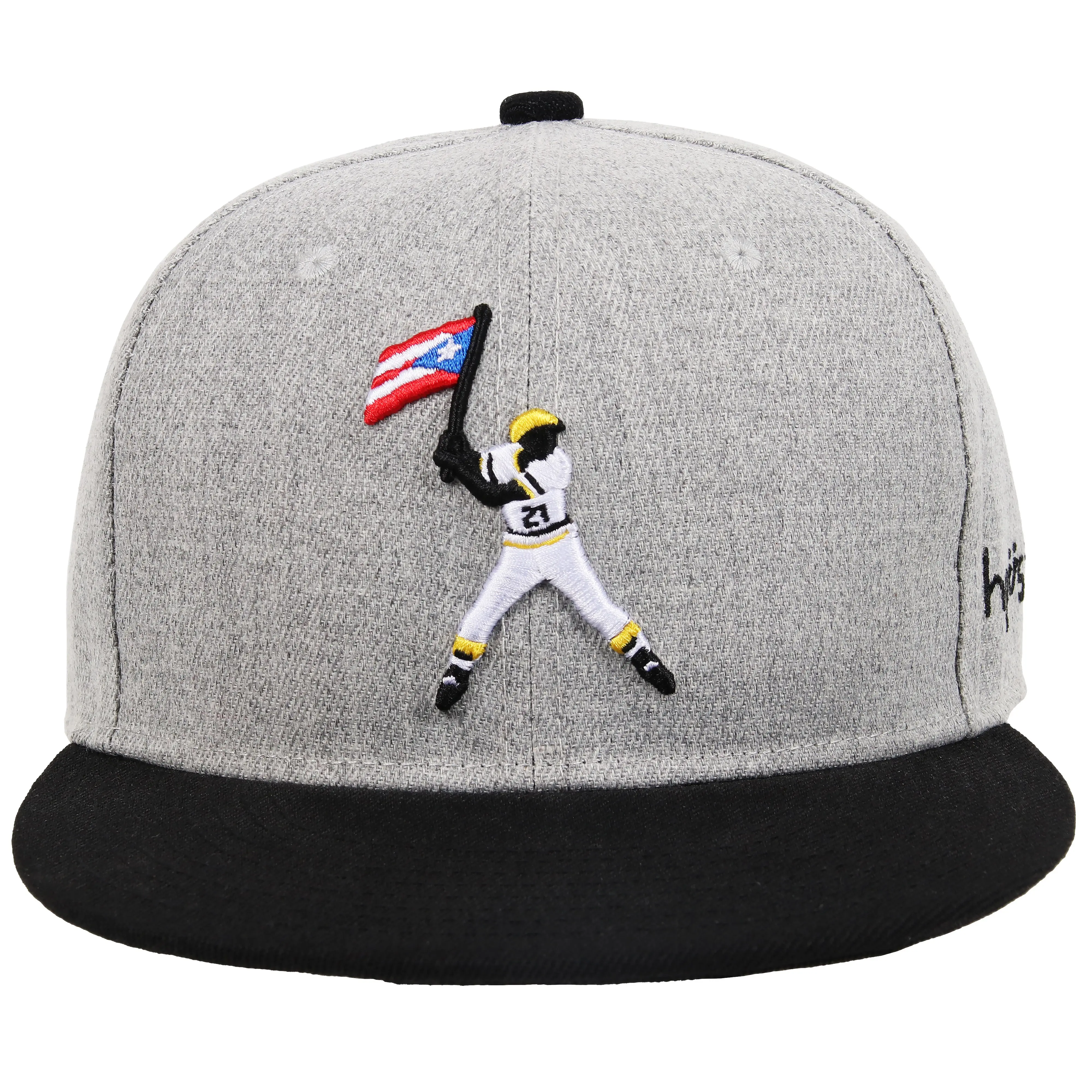 Breathable Comfortable Baseball Cap, Retro Adjustable, Clemente, Daily All-match Hat, Swinging Flag, 3D Embroidered Adjustable Outdoor Sport Cap