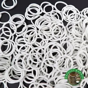 1000 count Rubber Bands Hair Band Soft Elastic Hair Accessories Braids Mini Hair Ties Stretchy Hair Ties No  Rubber Bands for Hair (4-Packs) (White)