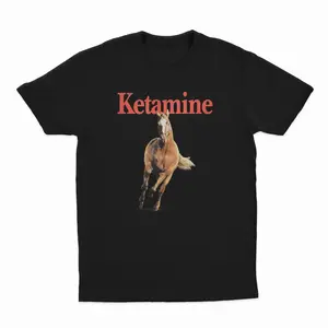 Ketamine Horse Graphic Shirt – Funny Meme Horse Tee, Vintage Style Animal Graphic T-Shirt, ketamine, horsegraphictee, memeshirt, funnyshirt, graphictee, memeclothing
