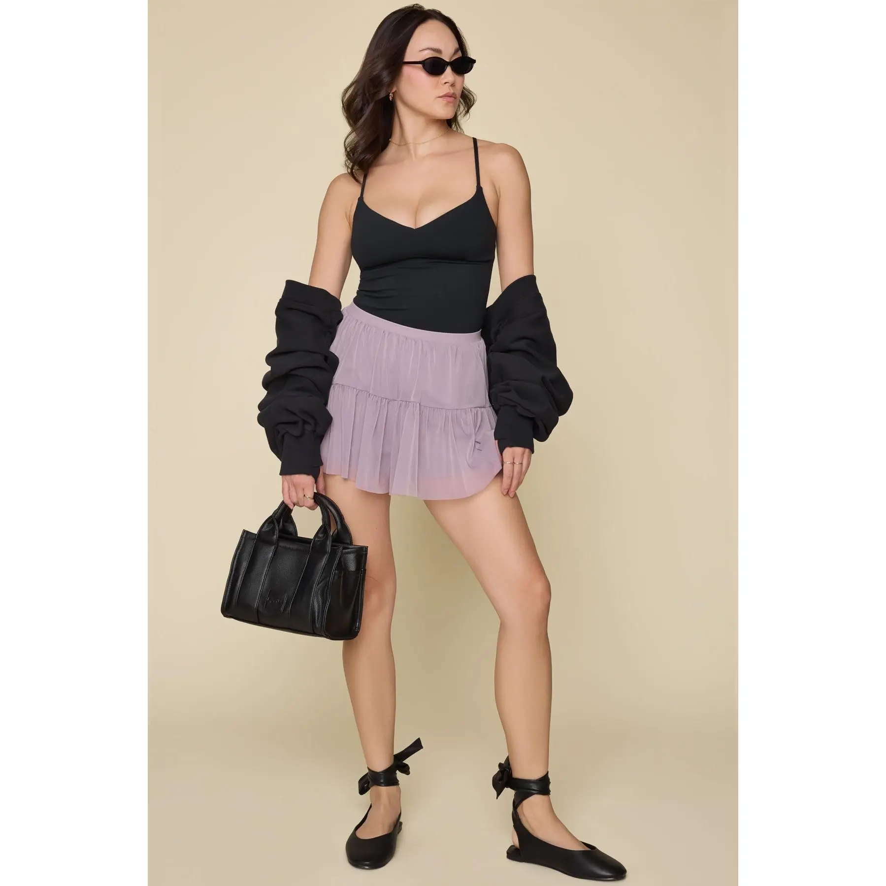 Pirouette Shorts - Dusty Mauve