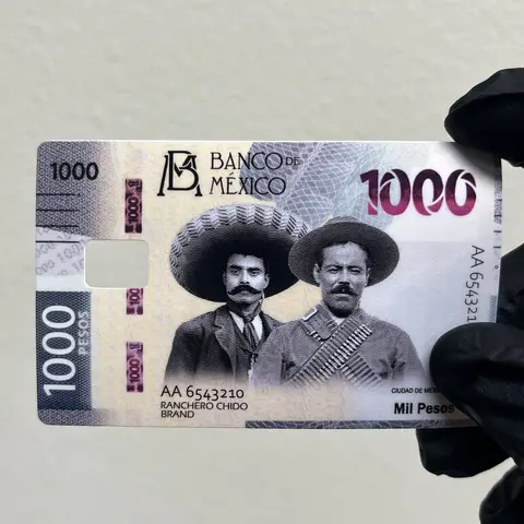 Pancho Villa y Zapata Debit/Credit Card Sticker Cover
