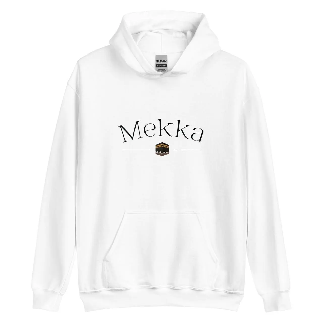 Mekka Hoodie - Islamic Hoodie for Men with Kaaba Design