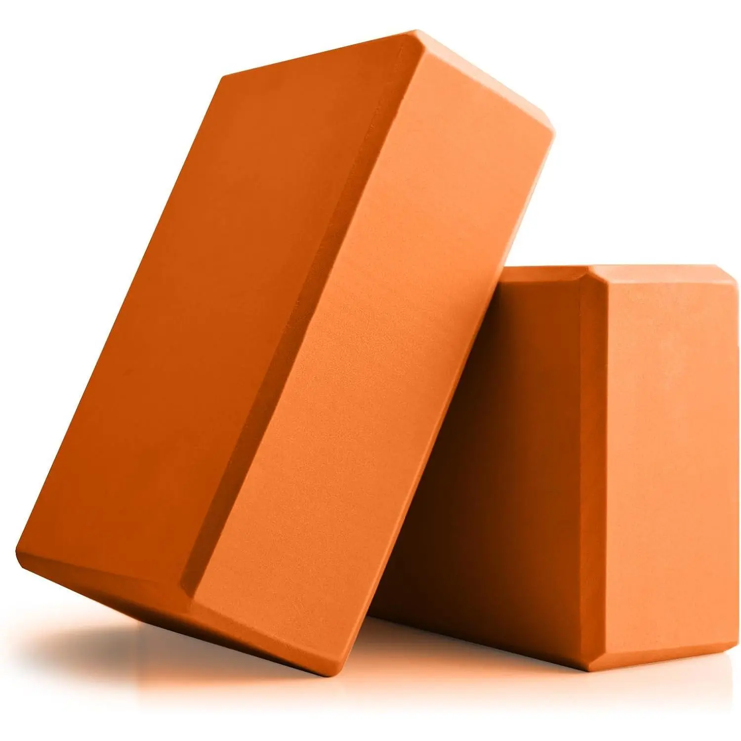 Yoga Blocks 2 Pcs, 9"x6"x3" Yoga Brick Foam Blocks EVA Foam Block Yoga Props Accessories for Yoga Pilates Stretching and Meditation