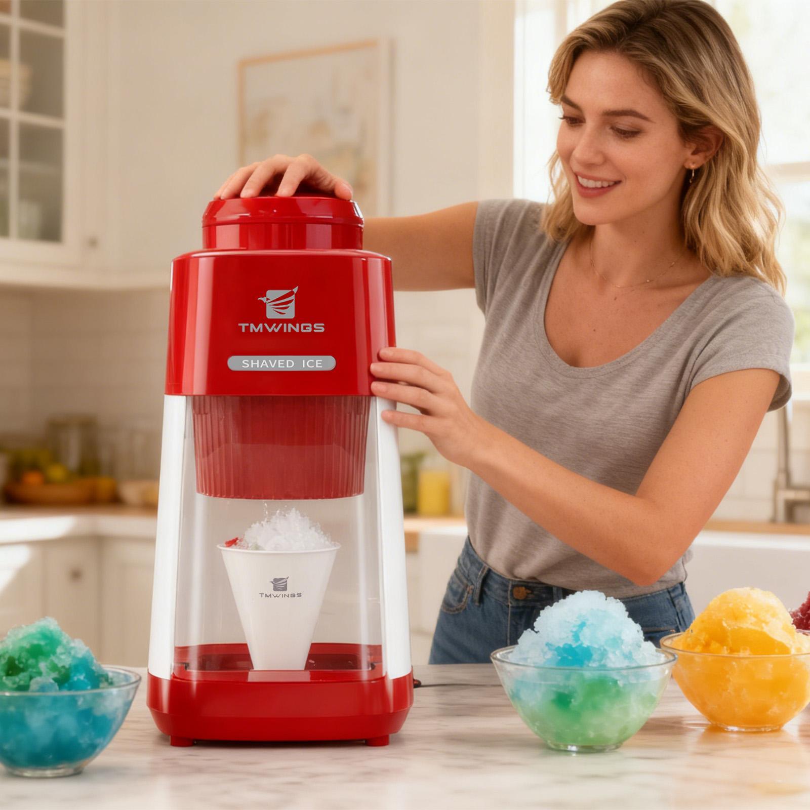Electric Ice Shaver & Crusher – Portable Snow Cone & Slushy Maker with Stainless Steel Blades | Perfect for Summer Drinks, Cocktails, Kitchen & Parties, Automatic Electric Ice Shaver & Crusher – Portable Snow Cone & Slushy Maker with Stainless Steel Blades | Perfect for Summer Drinks, Cocktails, Kitchen & Parties, Automatic