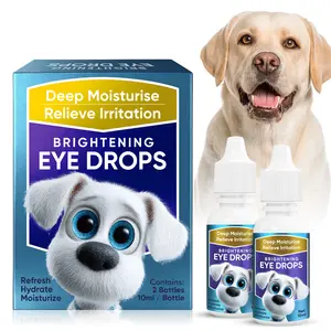Pet Gel Eye Drops – Gentle Daily Eye Care for Dogs & Cats, Long-Lasting Moisturizing, 2x10mL
