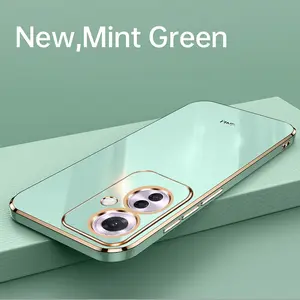 Oppo Reno 11a Japanese Edition Cph2603 New Electroplated Silicone Tpu Soft Case, Phone Protection Cover, Durable and Flexible