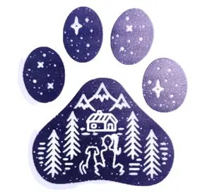 Winter Paw Vinyl Decal - Original Vinyl Decal for Winter Season, Ideal for Home Decor