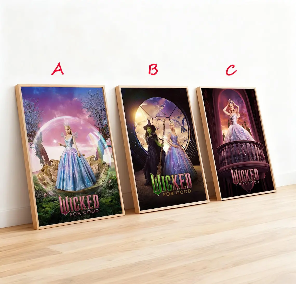 Wicked For Good Movie Poster,Wall Art ,Art Home decoration Poster,Gifts High Quality ,Canvas Art Print