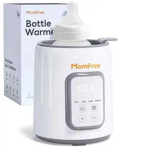 Momfree 8-in-1 Fast Baby Bottle Warmer for Breastmilk & Formula with Accurate Temperature Control & Automatic Shut-Off Multifunctional for All Bottles