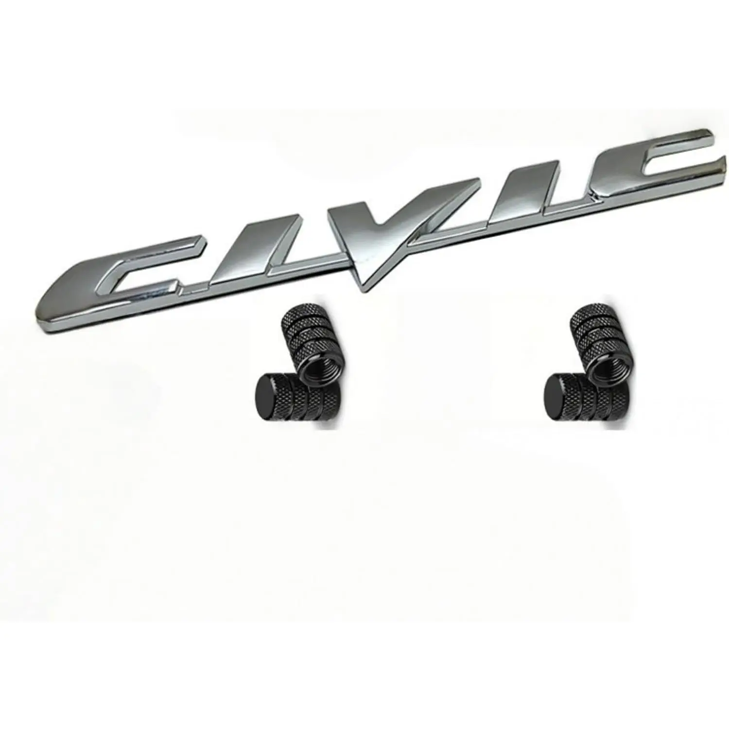 3D Civic Metal Letter Emblem Badge, Car Trunk Sticker Decal Fit for Honda Civic